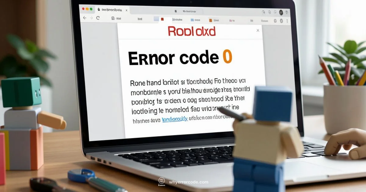 Fix Roblox 0 Fix Roblox 0 - Why Error Code
