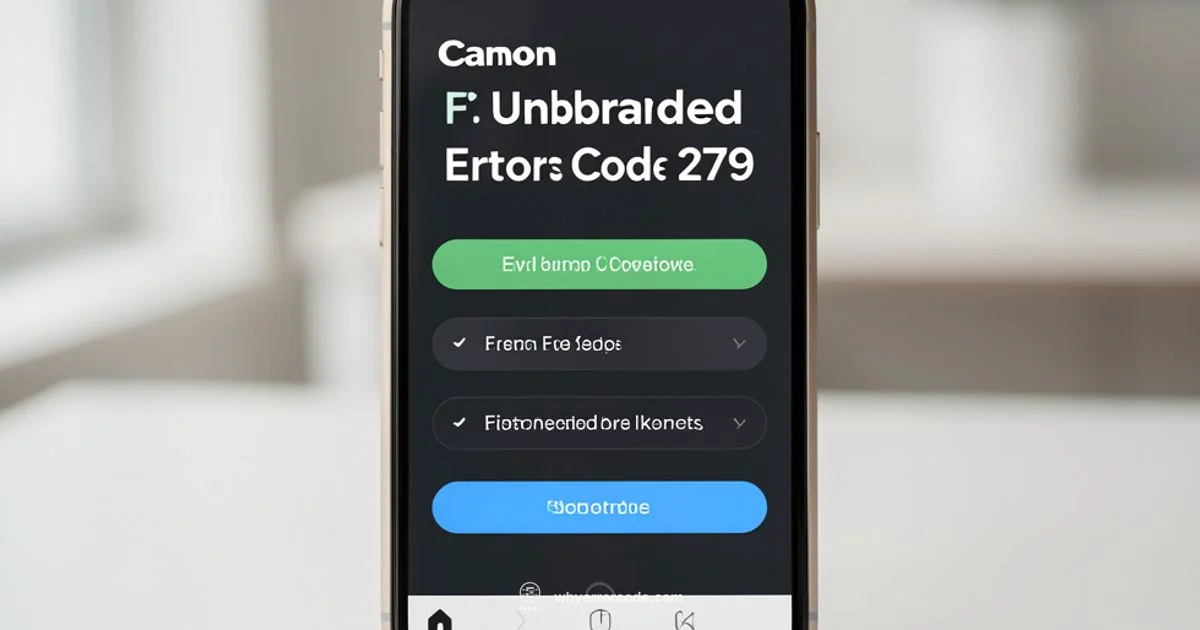 279 Fix Guide - Why Error Code