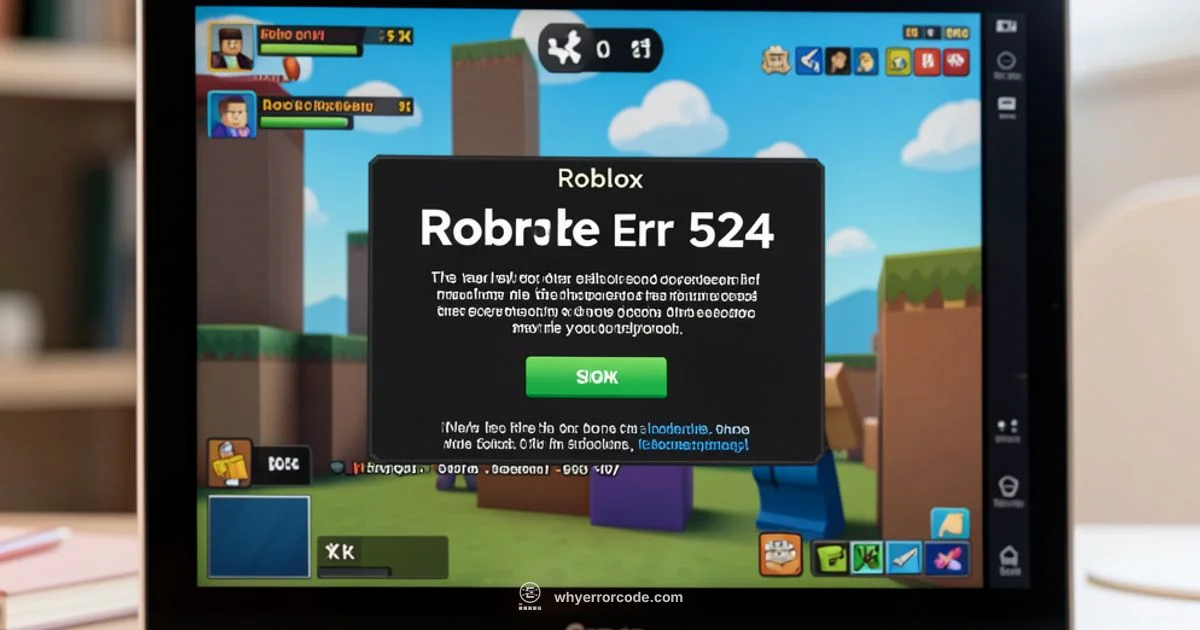 Roblox 524 Fix - Why Error Code