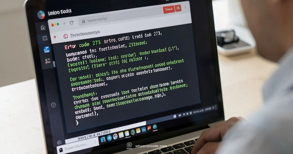 273 Troubleshooting - Why Error Code