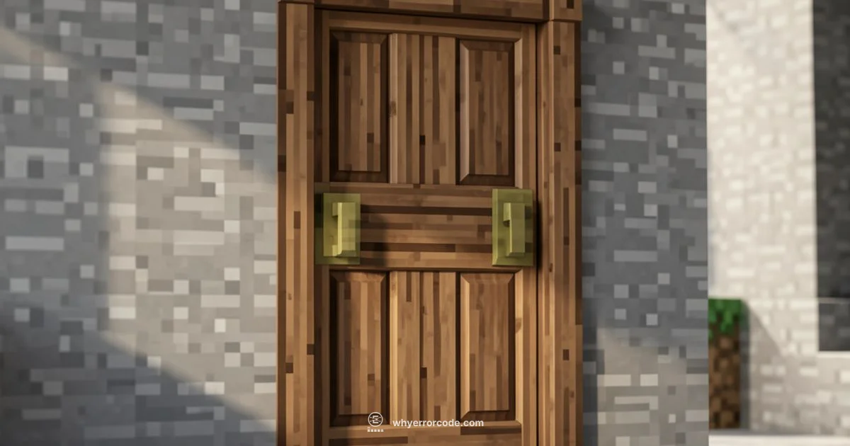 Door Error in Minecraft - Why Error Code