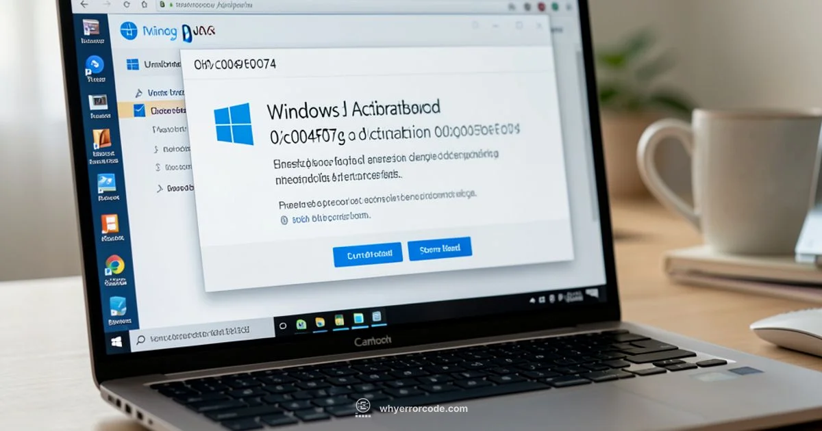 Activation Failure Fix - Why Error Code