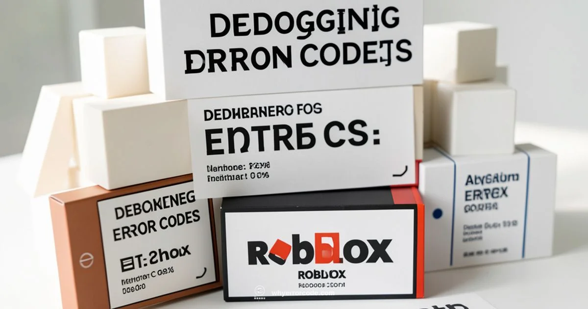 Debug Roblox Errors Debug Roblox Errors - Why Error Code