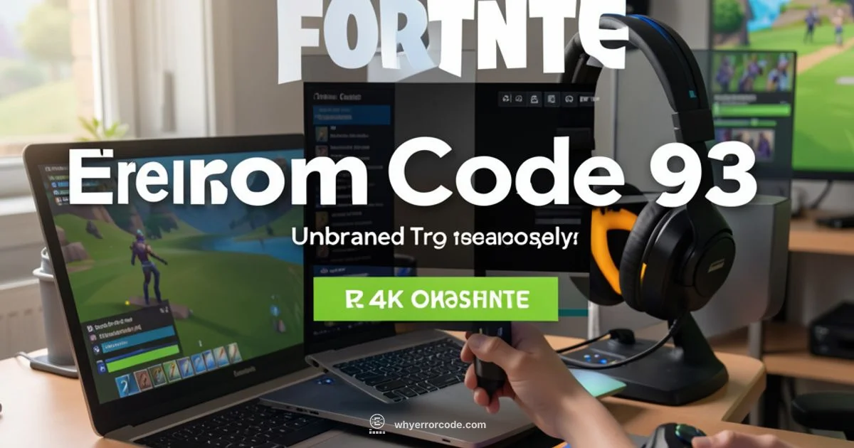 Error 93 Fix - Why Error Code