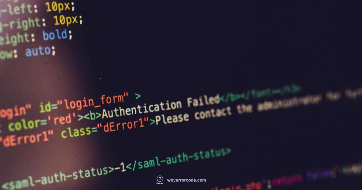Video Error Four - Why Error Code
