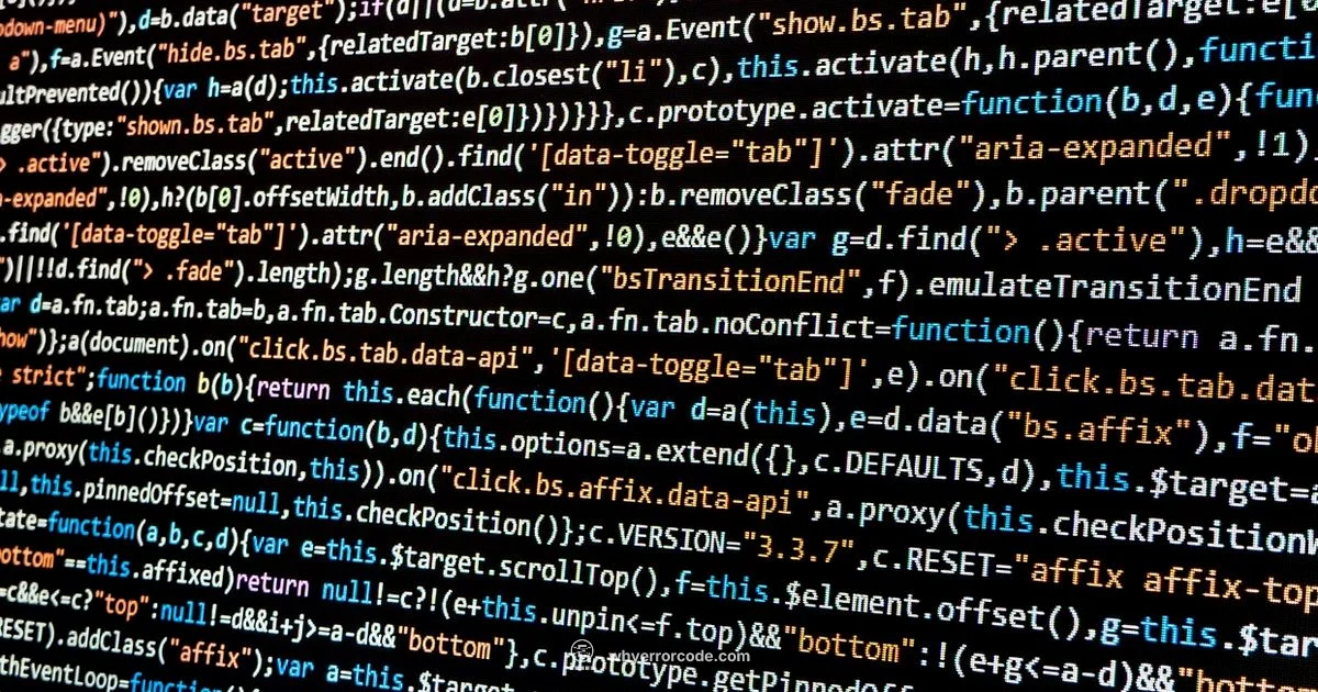 Enable Error Highlighting - Why Error Code