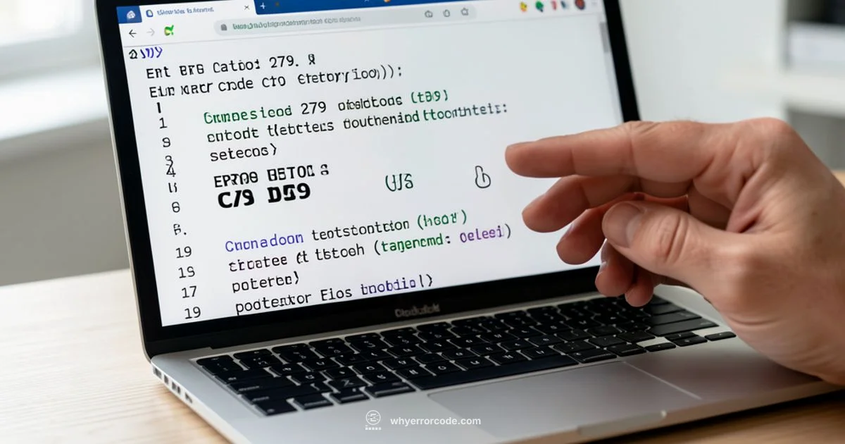 Error 279 Fix - Why Error Code
