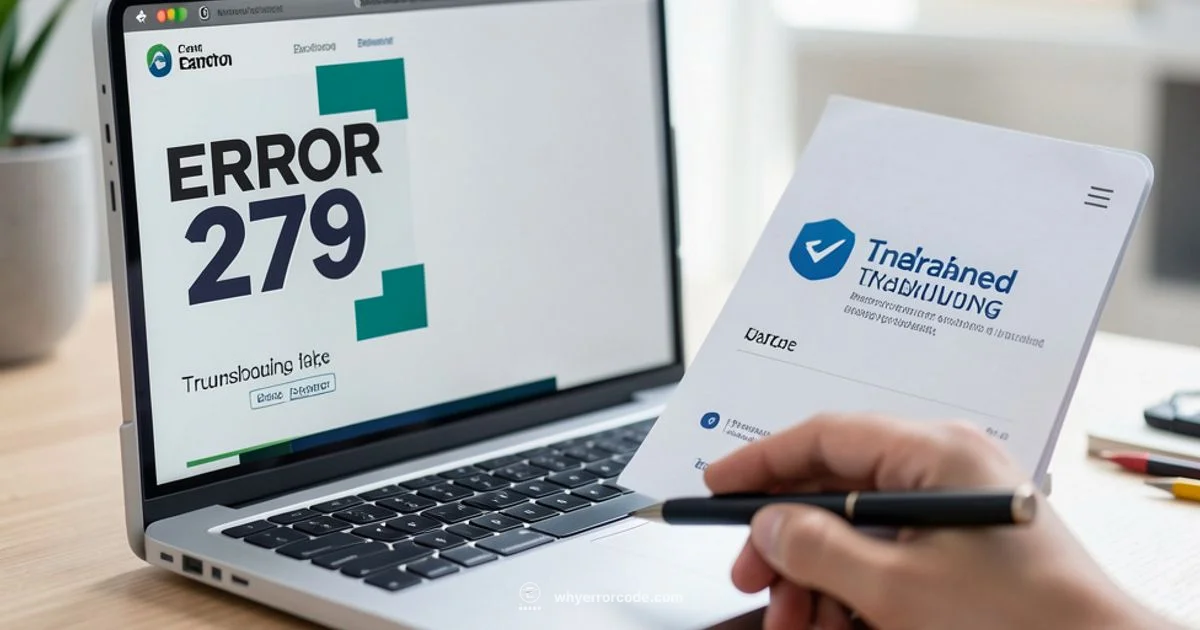 Error 279 Fix - Why Error Code