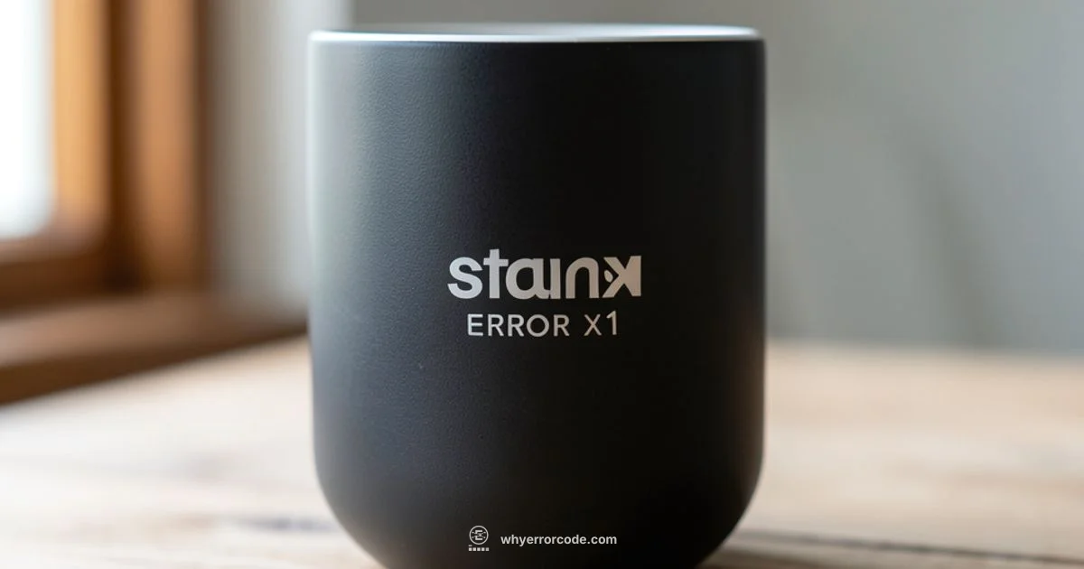 Stan Error X1 - Why Error Code