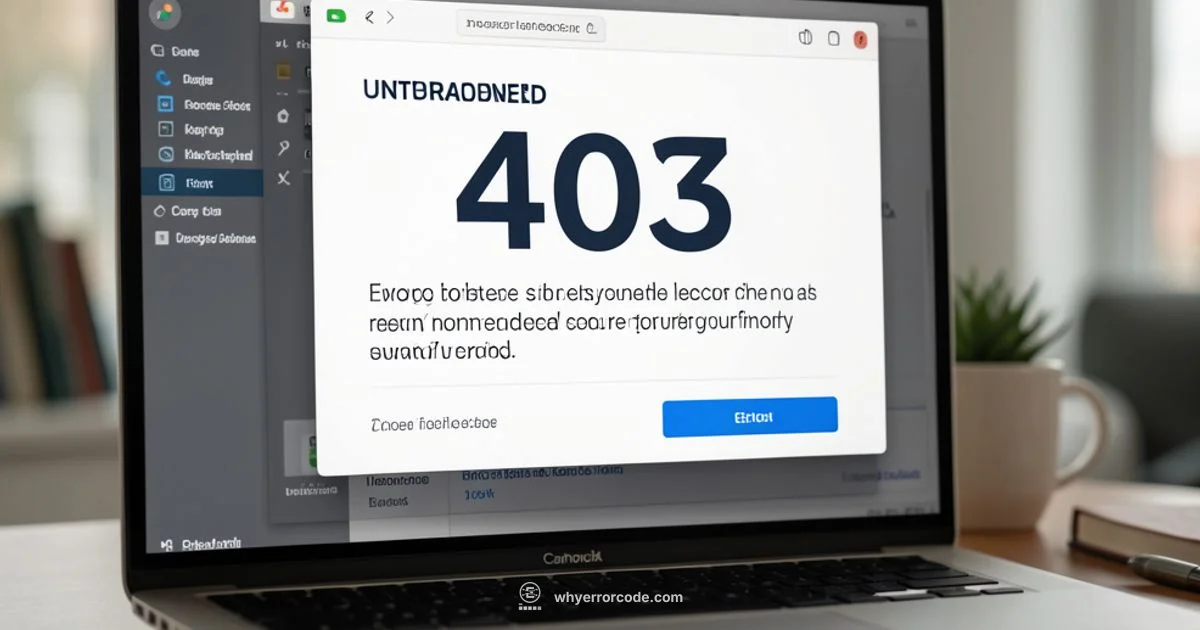 403 Fix Guide - Why Error Code